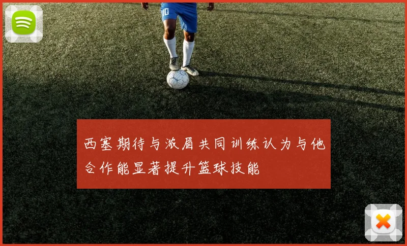 西塞期待与浓眉共同训练认为与他合作能显著提升篮球技能